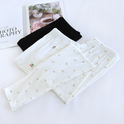 薄款莫代尔女保暖裤柔软修身