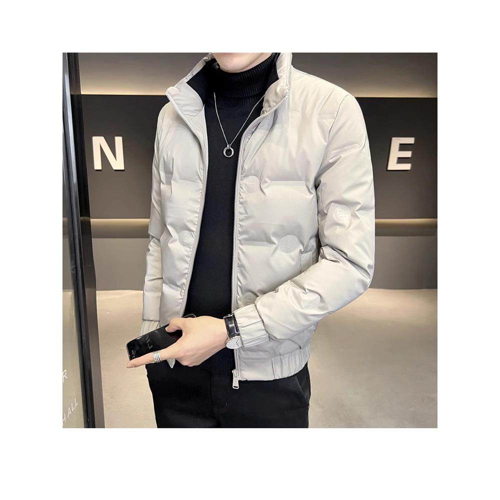男士冬季羽绒服2025新款男装轻薄保暖立领冬装白鸭绒加厚休闲外套