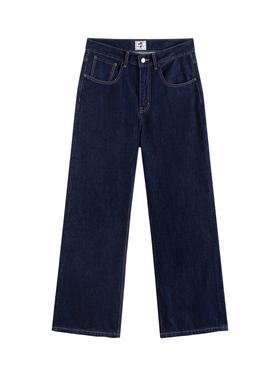 DANKiMADE*25SS 秋冬新品 时尚高级感原色水洗百搭休闲蓝色牛仔裤