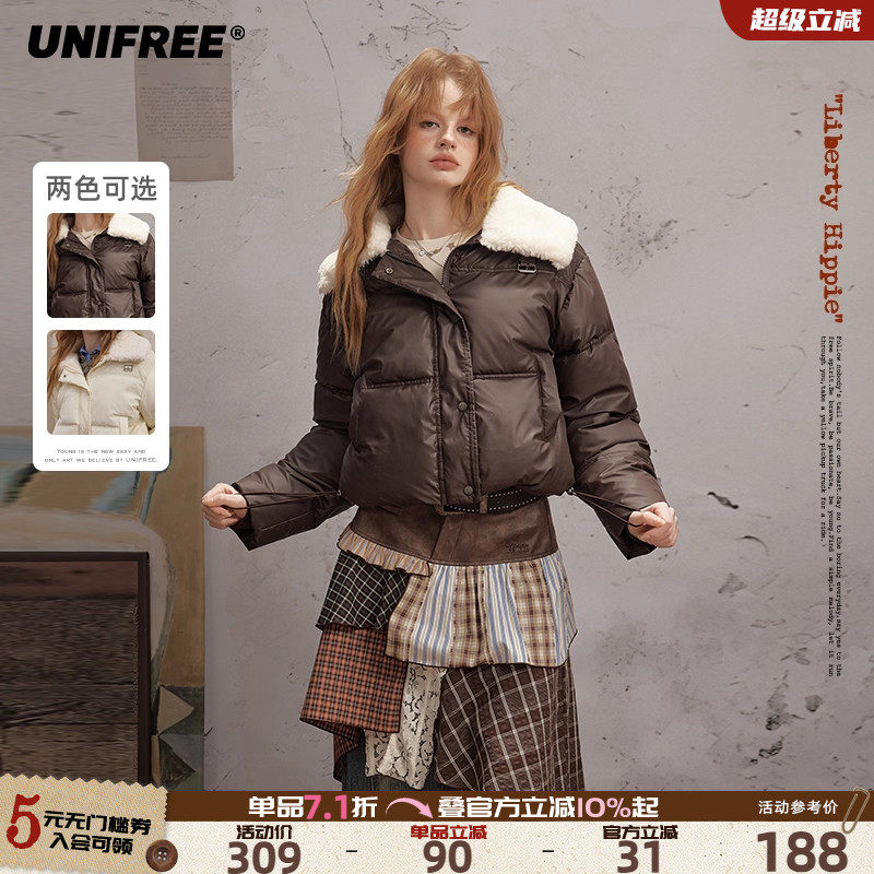 UNIFREE宽松美拉德棉服