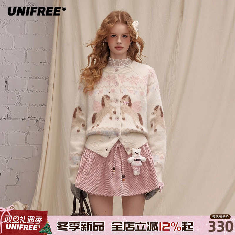 UNIFREE高级感复古针织衫