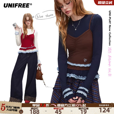 UNIFREE辣妹风长袖T恤