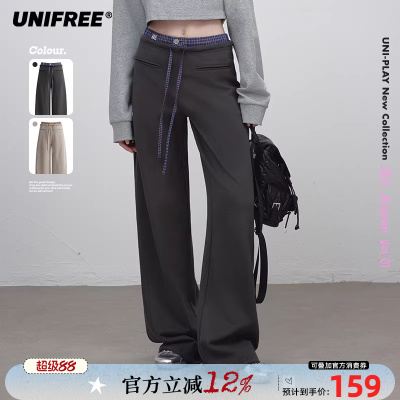 UNIFREE韩系松弛休闲裤