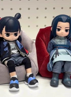 正版SIMONTOYS罗小黑战记2 BJD12分关节可动玩偶盲盒摆件手办