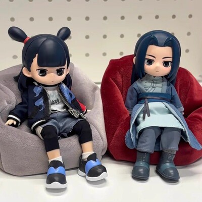 官方正版SIMONTOYS罗小黑战记2 BJD12分关节可动玩偶盲盒摆件手办