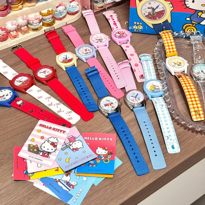 TOPTOY正版Hello kitty童趣时光系列手表盲盒潮玩周边礼物送人女