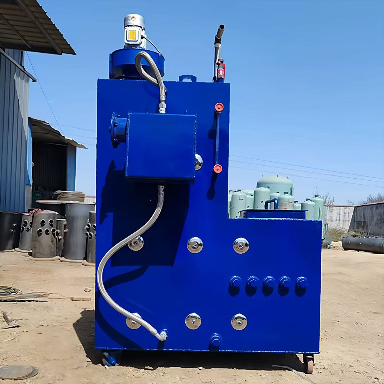 卧式反烧锅炉家用采暖多回程燃煤颗粒新型烧柴火节能蒸汽量大锅炉