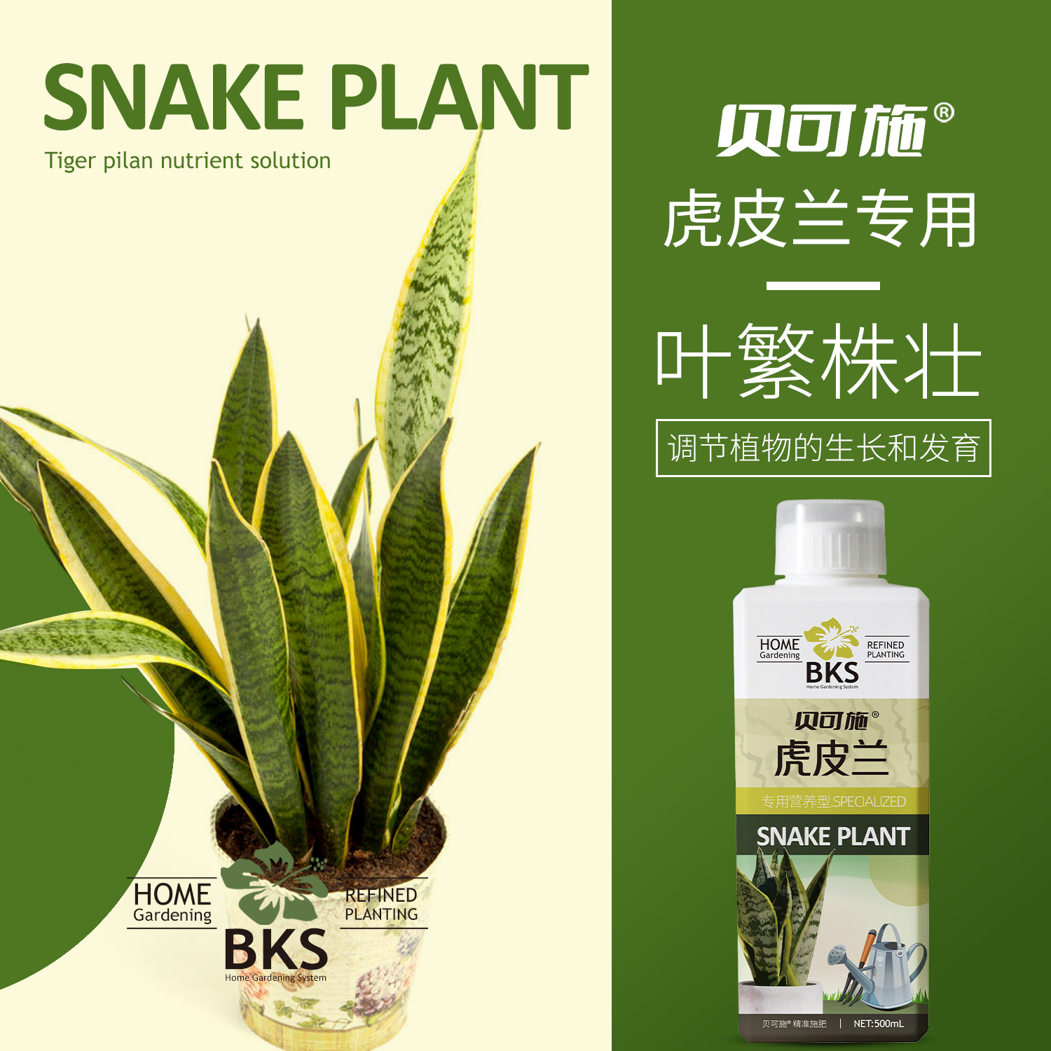 贝可施虎皮兰专用营养液