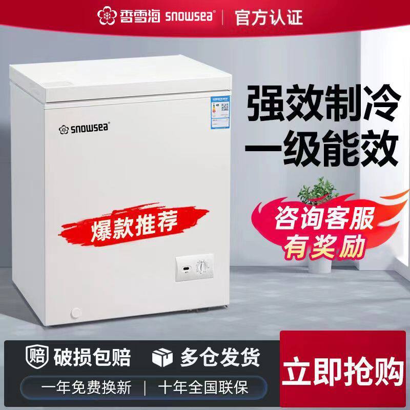 香雪海特价小冰柜家用小型冷藏冷冻商用大容量省电保鲜两用小冷柜