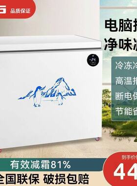 MG冰柜家用小型两用冷柜大容量卧式冷冻柜冷藏保鲜柜商用冰箱