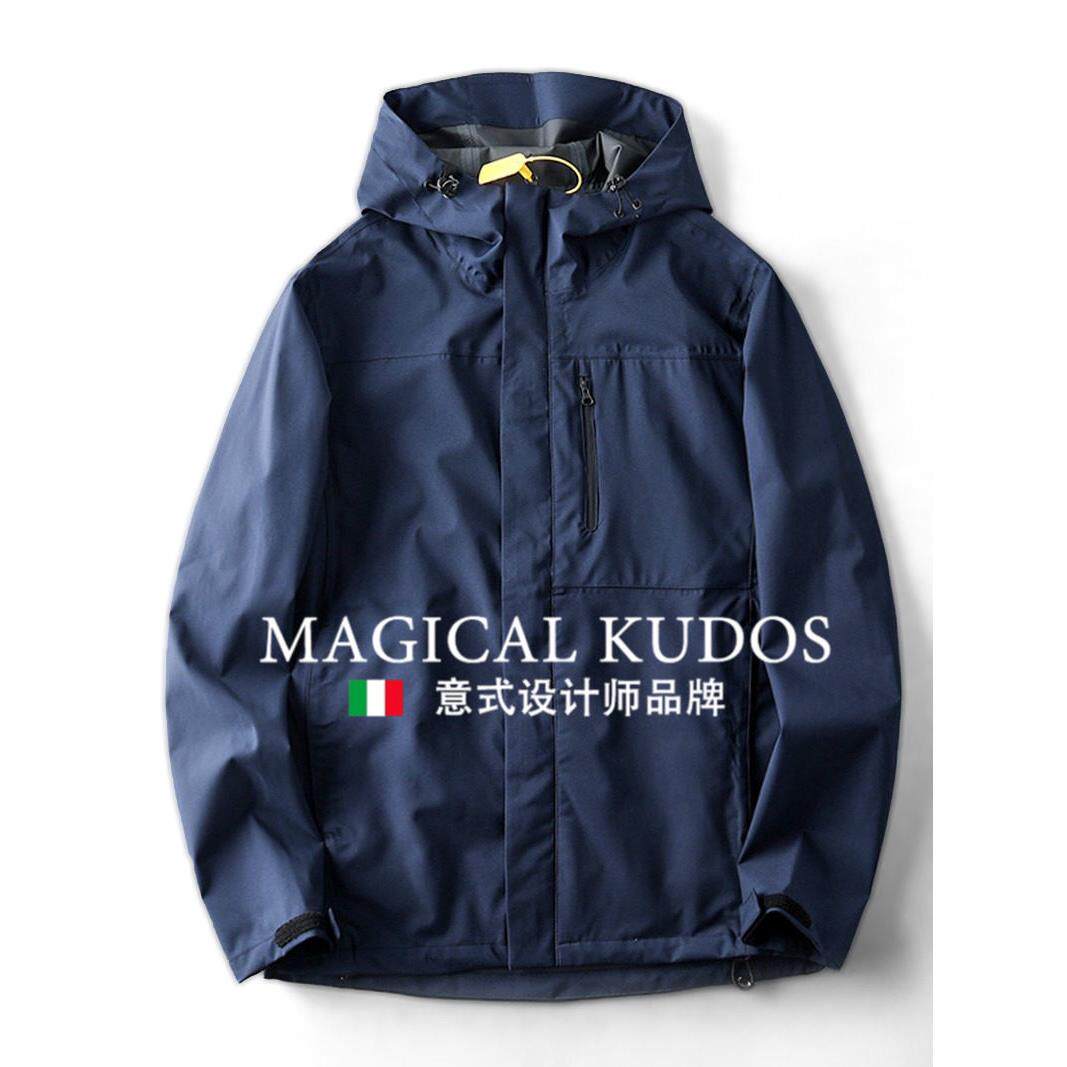 MAGICAL KUDOS冲锋衣外套户外防风软壳春秋男款运动风衣工装夹克