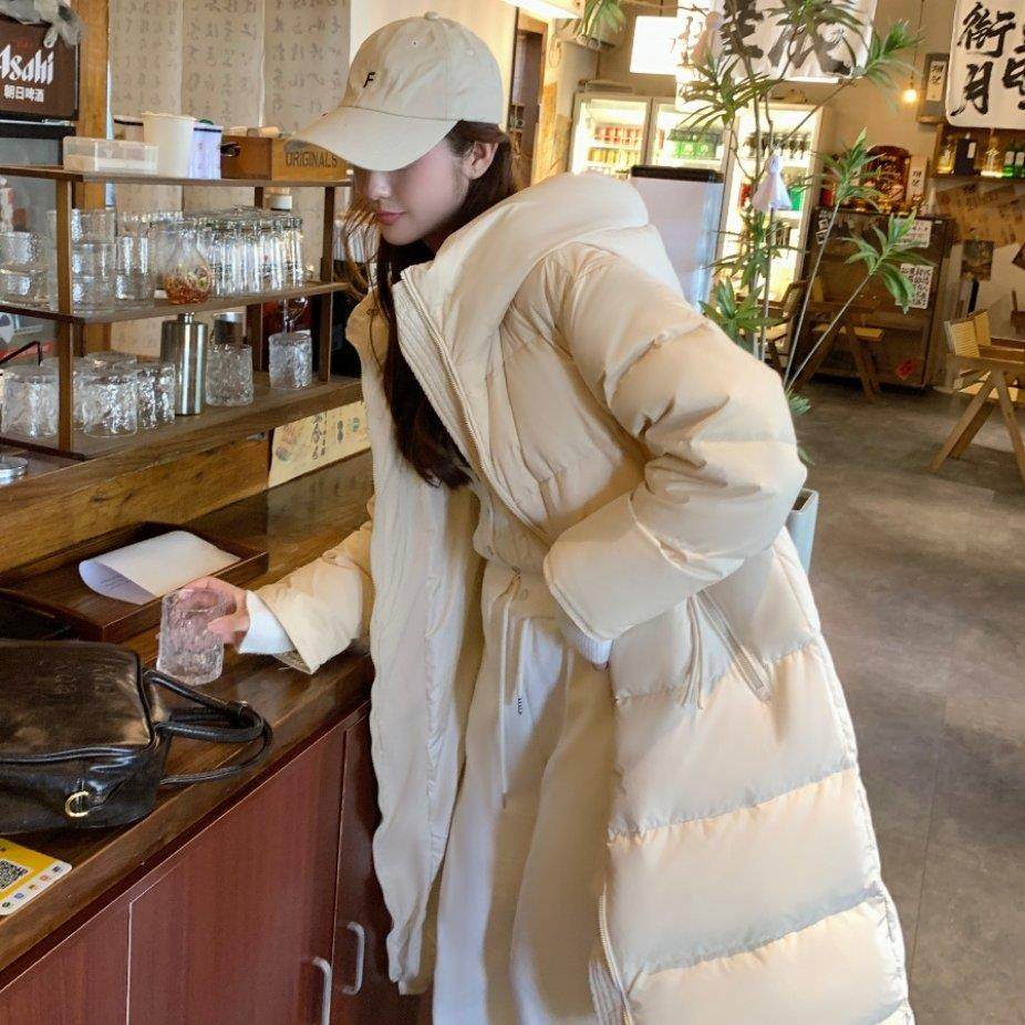 Baulmain Paul羽绒服女中长冬季新款白鸭绒高级感长款鹅黄色外套