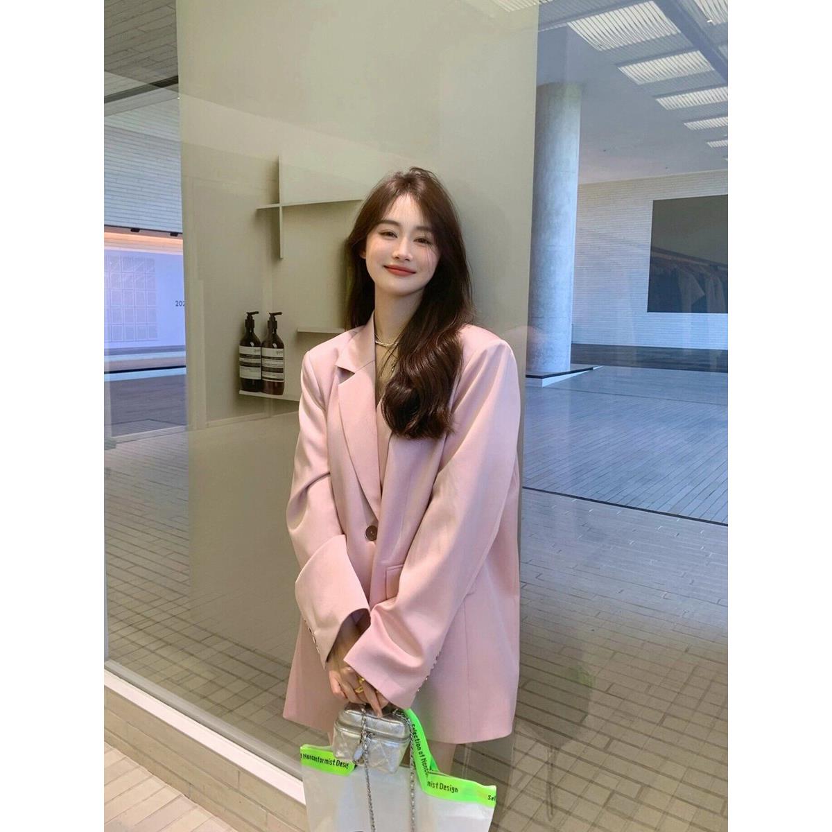 LILY MOST春秋新款时尚西装外套女超好看休闲流行高级小个子西服