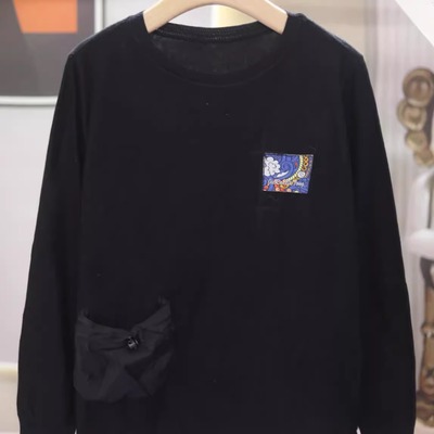 印花宽松显瘦春秋新款毛衣上衣