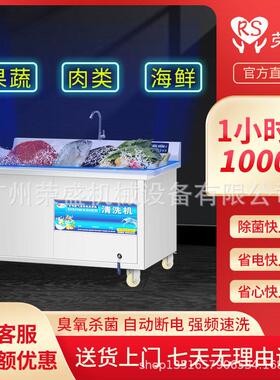 RSXC-120荣盛商用洗菜机蔬菜水肉果类清食洗机学校酒店幼园堂工厂