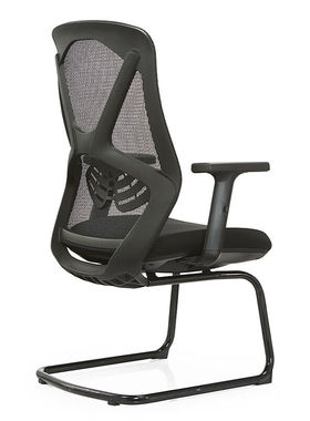 苏美特办公椅职员椅培训椅电脑椅会议椅人体工学弓形椅黑色NG-740