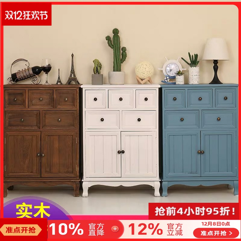 实木五斗柜储物柜客厅
