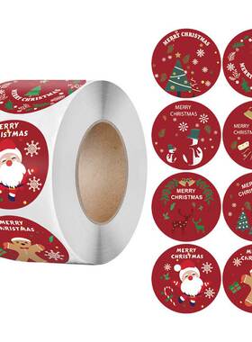 Christmas Party Gift Sticker Cute Stickers Decorative Sealin