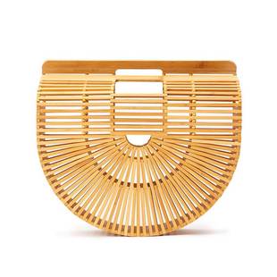 New retro bamboo bag beach holiday handbag bamboo basket bag