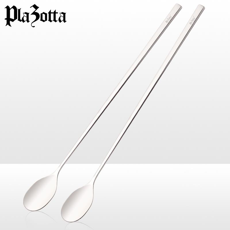 德国plazotta 不锈钢搅拌勺长柄搅拌棒鸡尾酒调酒棒咖啡奶茶搅拌