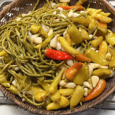 腌辣椒咸菜大全酸豆角黄瓜条