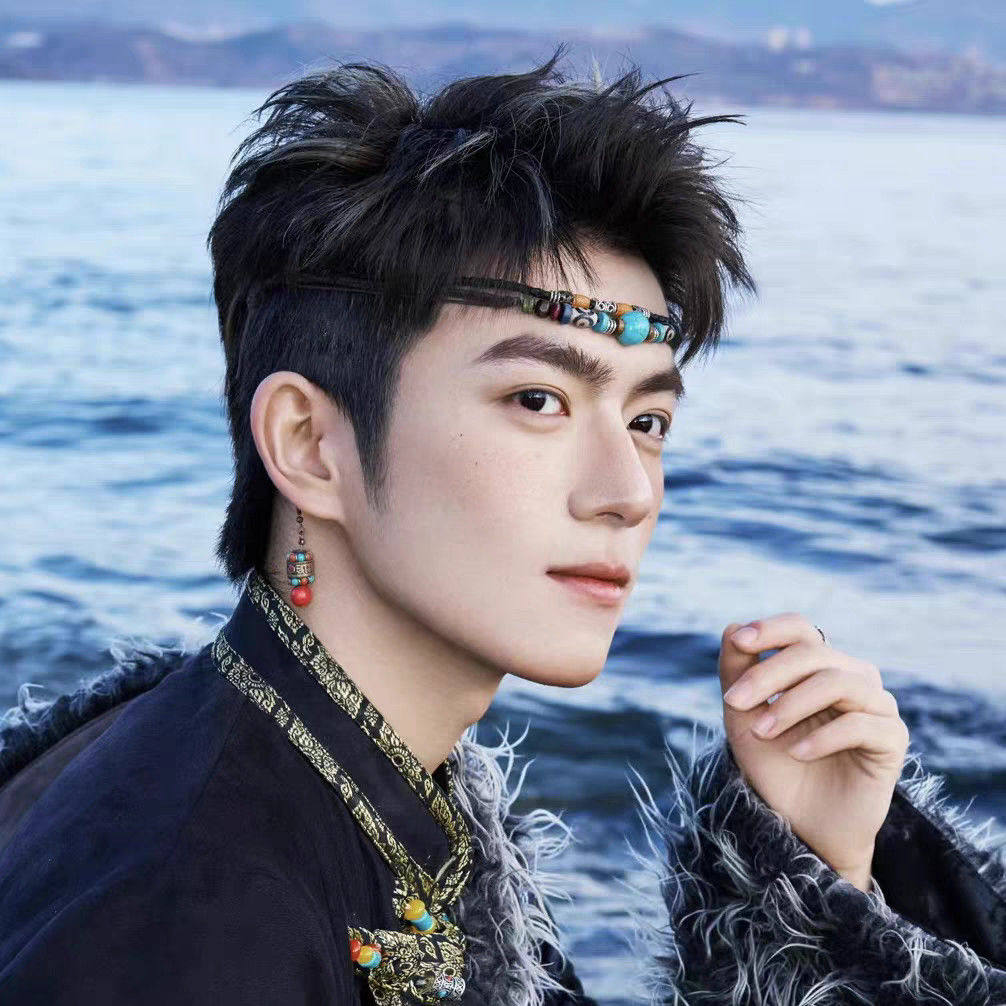 藏族民族眉心男生写真饰品头饰发饰抹额古风额饰异域风情前额配饰