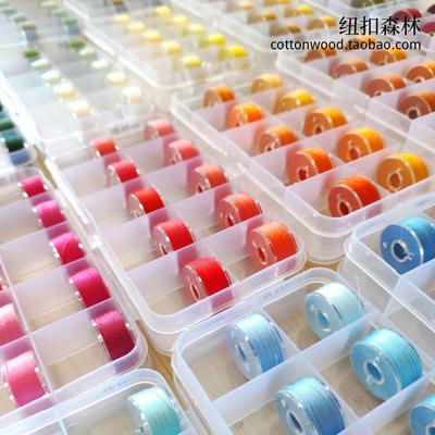 金棕色缝纫线 浅棕色小线盒 深驼色家用针线手缝线10色不重复包邮