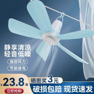 大吊扇大风力家用客厅厨房风扇现代遥控吊风扇音静工业吊顶风扇