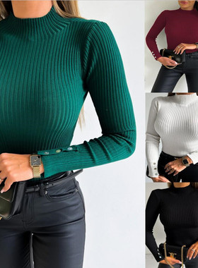 2023 long sleeve female Shirt Ladies Blouse Women Tops针织衫