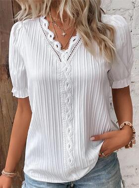 2023 Summer shirts female Shirt Ladies Blouse Women Tops上衣