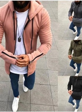 2018Men's Jeans Jacket coat hooded Winter Jackets 男带帽夹克