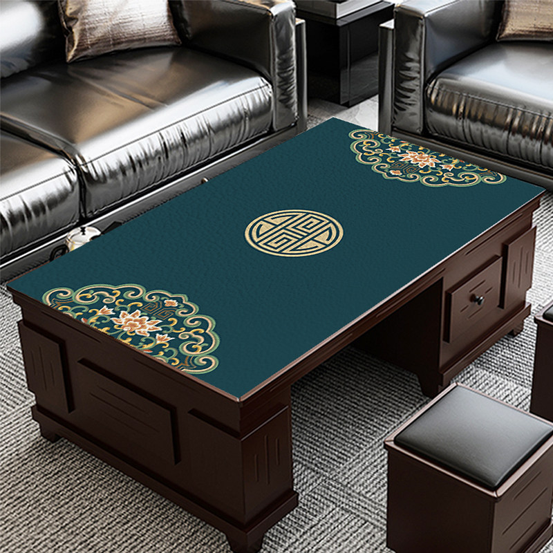 新中式中国风皮革防水防油防烫PVC餐桌垫茶几桌布书桌茶几餐桌垫,居家布艺,桌布,淘宝优惠券,粉丝福利购,淘宝优惠卷