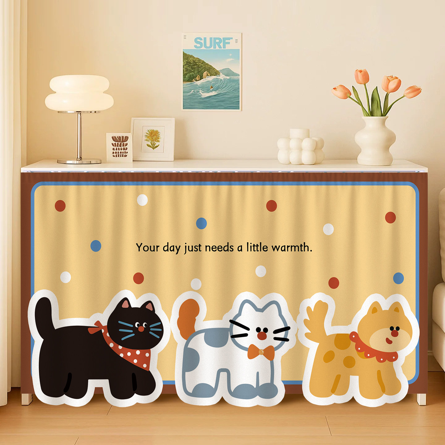 卡通柜子遮挡帘书柜鞋柜拉帘衣柜防尘帘遮丑帘滑轨布帘免打孔拉帘,居家布艺,门帘,淘宝优惠券,粉丝福利购,淘宝优惠卷