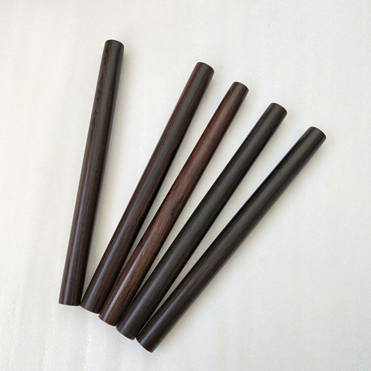 乌木实木擀面杖面粉棍擀面棍饺子皮擀面杖紫光檀厨房用