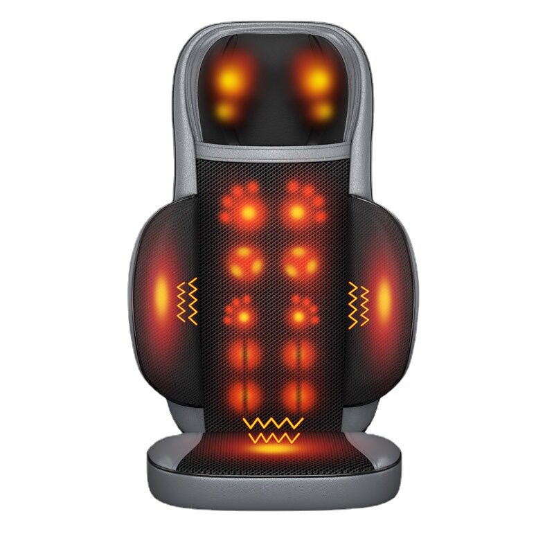 按器颈椎腰部背部臀部全身自动靠垫家用肩颈揉捏按仪