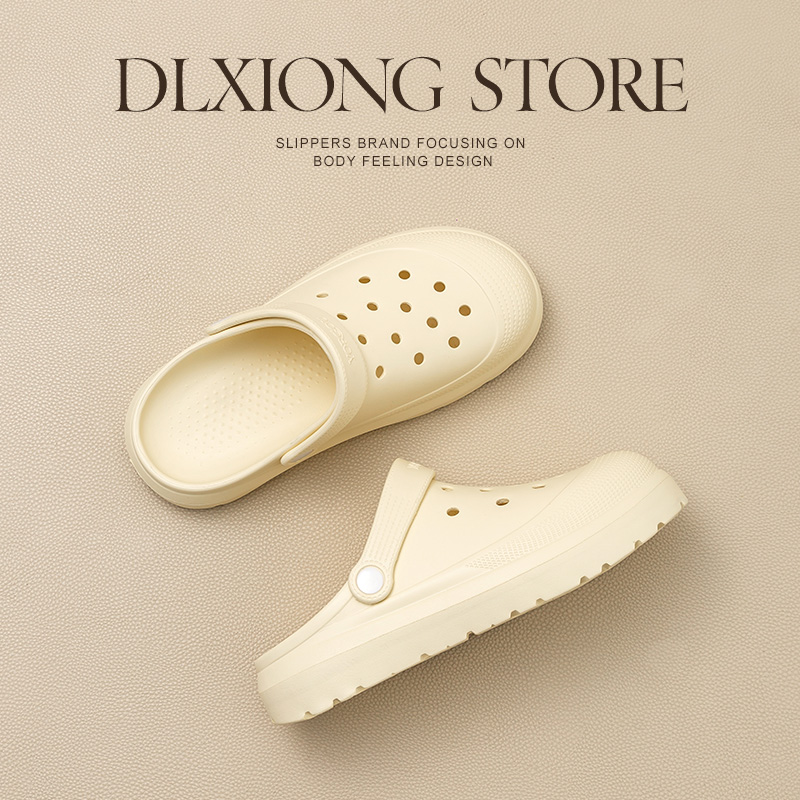 2025新款白色eva洞洞鞋