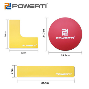 标识物篮球足球羽毛球场地标志线地贴 POWERTI网球标识贴