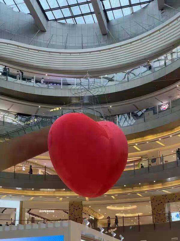定制充气爱心气模七夕情人节气模商场酒吧装饰定制520情人节气模