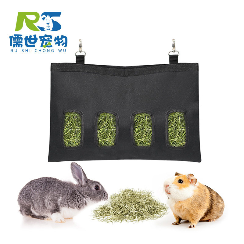 荷兰猪宠物干草袋兔子仓鼠小型龙猫豚鼠喂草袋宠物悬挂喂食袋