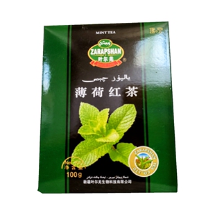 新疆叶尔羌薄荷红茶玫瑰红茶调和香茶热性茶维吾尔族传统调味茶叶