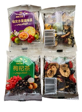 新疆水果调味茶香茶茉莉花果茶红枣枸杞茶伊犁特色茶伴手礼小袋装