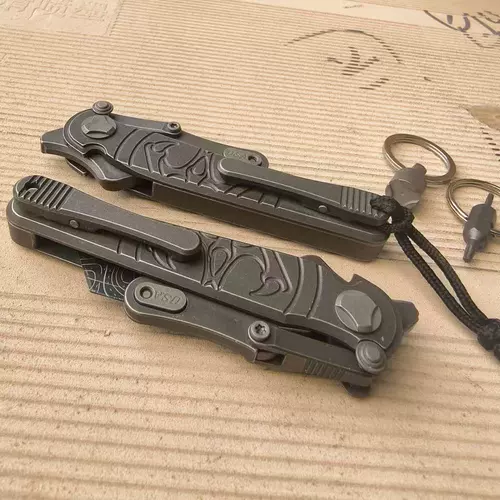 Eagle Claw из титанового сплава, быстро открывающийся универсальный нож, сверхпрочный нож для резки бумаги, изысканный высококачественный складной нож, острый EDC