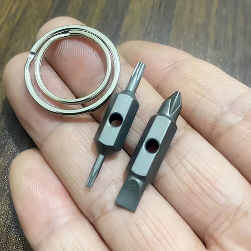 双头怪 十字一字螺丝刀T6T8梅花螺丝批头改锥EDC工具内六角 S2钢