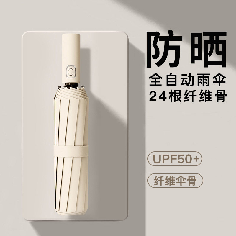 天堂伞全自动双人大号雨伞折叠晴雨两用太阳防晒防紫外线遮阳伞使用感如何?