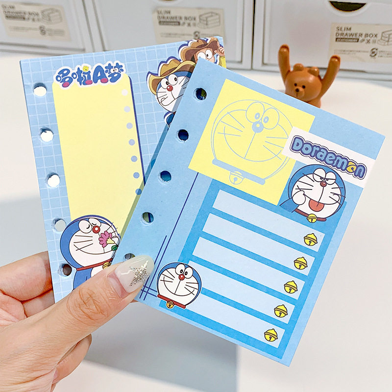 叮当猫M5手账本卡册彩色替芯