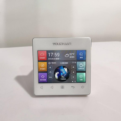 右转背景音乐主机音响YZ62控制器无线WIFI安卓86型面板功放蓝牙