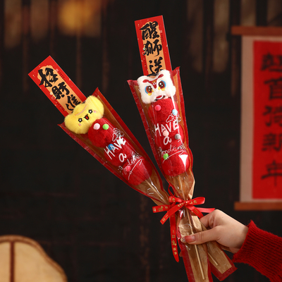 新年礼物2026毛绒冰糖葫芦