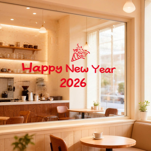 马年新款新年装饰静电贴福字门贴