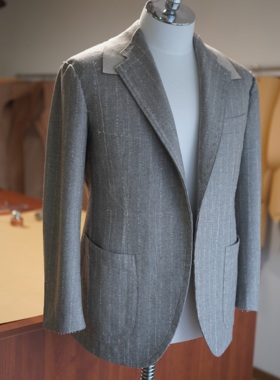 【全定制】独立裁缝两次试身全手工Bespoke全麻衬全羊毛西服