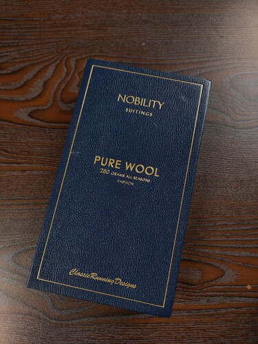 NOBILITY100%羊毛280克四季高定店定制西服面料